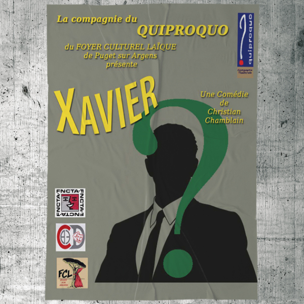 Visuel du spectacle XAVIER