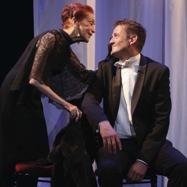 Visuel du spectacle LA DAME CÉLESTE ET LE DIABLE DÉLICAT